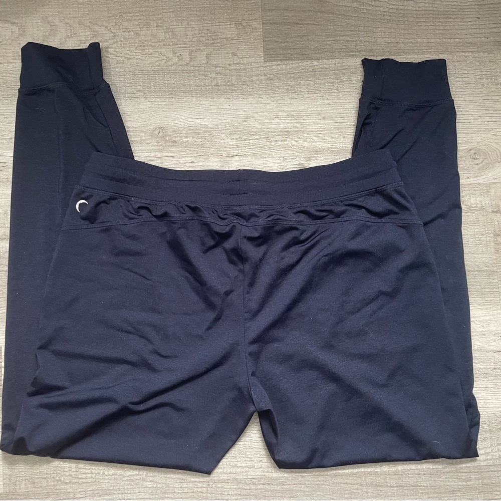 Zyia Women's Cozy Joggers Athletic Comfort Pants Navy Blue, Size XXL - Picture 3 of 6